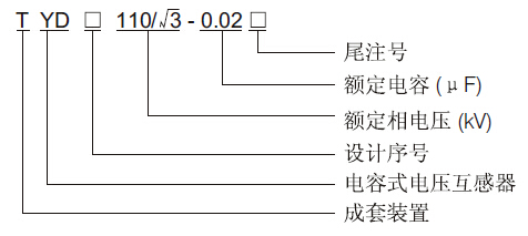 TYD110电压互感器型号