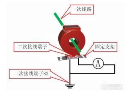 穿心电流互感器接线图