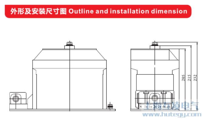 RLZ-10电压互感器尺寸图