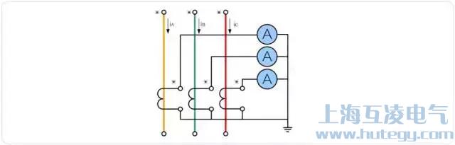 三相完全星形电流互感器接线图