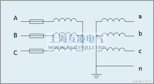 Y/Y电压互感器接线原理图